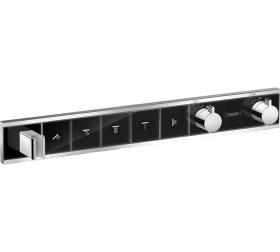 Термостатический смеситель для душа Hansgrohe RainSelect черный/хром 15358600 00000086457 1