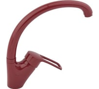 Смеситель для кухни ARCO DA VELLA 40 мм, ручка боковая, с гайкой, глянец бордовый А40(1)01В 04882