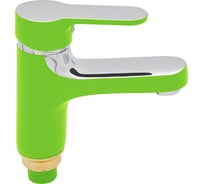 Смеситель для умывальника ARCO DA VELLA 40 мм, зеленый/хром A1031GR 11858