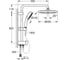 Душевая система Grohe Cosmopolitan system 250 с переключателем, хром 26675000 00000090012 10
