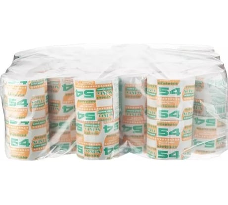 Туалетная бумага ООО Комус 1 сл., серая б/втул, 54 м, 56 рул/уп 1726999