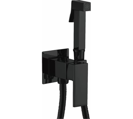 Смеситель с гигиеническим душем Haiba черный HB5512-7