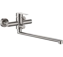 Смеситель для ванны Haiba с длинным изливом, полированная сталь HB22801-2