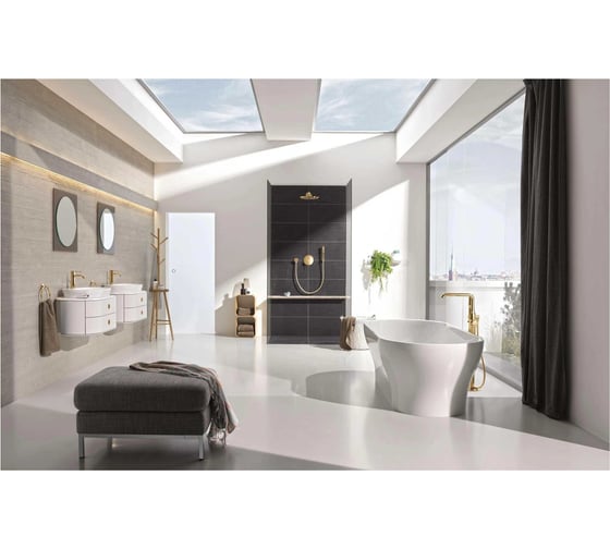 Смеситель для раковины Grohe Essence New с донным клапаном, холодный рассвет глянец 23589gl1 00000076627