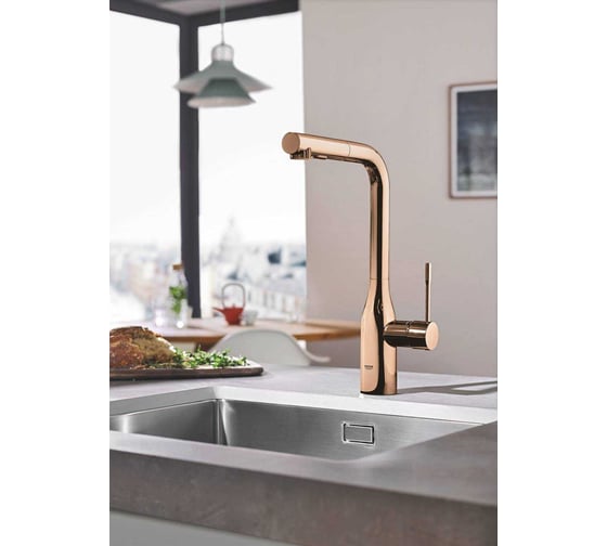 Смеситель для кухни Grohe Essence New l излив, тёплый закат глянец 30270da0 00000087362