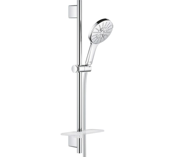 Душевой гарнитур Grohe Rainshower SmartActive 130 душевая штанга 600 мм, шланг 1750 мм, хром 26546000 00000087842