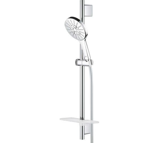 Душевой гарнитур Grohe Rainshower SmartActive 130 душевая штанга 600 мм, шланг 1750 мм, хром 26546000 00000087842