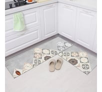 Коврики Homium Home, набор 2шт, цвет серый set2mat06