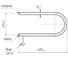 Электрический полотенцесушитель ТЕРА П-образный 220x600 ПСН-01-02 2