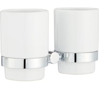 Подстаканник двойной IDDIS Mirro Plus керамика латунь ID MRPSBC2i45