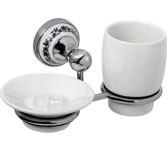 Мыльница+подстаканник FIXSEN BOGEMA 78506-08