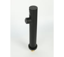 Автоматический настенный кран для раковины Nofer чёрный 07263.N