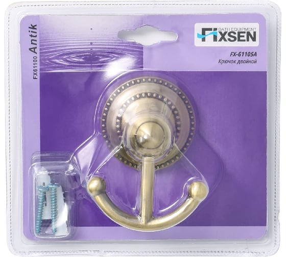 Двойной крючок FIXSEN ANTIK 61105A