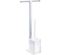 Напольная стойка б/д двойной + ерш FIXSEN белая 32-02