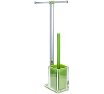 Напольная стойка б/д двойной + ерш FIXSEN зеленая 32-04
