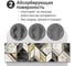 Коврики Homium Home, набор 2шт, цвет черный/желтый set2mat04 4