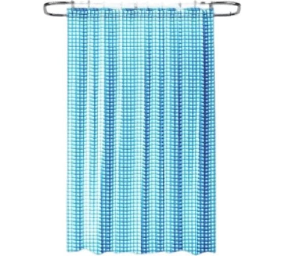 Штора для ванной комнаты Homium Bath Neo, цвет голубой, размер 180*180см bath05Lblue 1