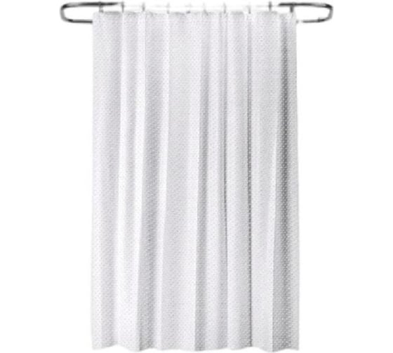 Штора для ванной комнаты Homium Bath Classic, цвет белый, размер 180*180см bath04white 1