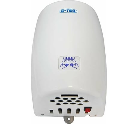 Скоростная сушилка для рук G-teq 8887 PW 1.20 кВт, пластик белый 11.44