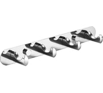 Четверная планка с крючками, сплав металлов Milardo MI 004SM40M41