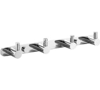 Четверная планка с крючками, сплав металлов Milardo MI 005SM40M41