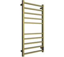 Полотенцесушитель Двин l plaza neo 100/50 электрический к диммер квадрат, состаренная бронза матовая 4657771777202