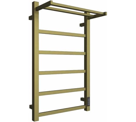 Полотенцесушитель Двин fj plaza neo 80/50 электрический к диммер квадрат, состаренная бронза матовая 4657795054402