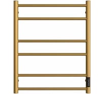 Полотенцесушитель Двин l neo 60/50 электрический 1"-1/2" к диммер, золотой матовый 4657795054945