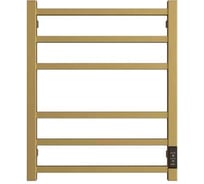 Полотенцесушитель Двин l plaza neo 60/50 электрический к диммер квадрат, золотой матовый 4657795055133