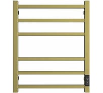 Полотенцесушитель Двин l plaza neo 60/50 электрический к диммер квадрат, состаренная бронза матовая 4657795055126