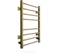 Полотенцесушитель Двин s plaza neo 80/50 электрический к диммер квадрат, состаренная бронза матовая 4657795055171