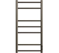 Полотенцесушитель Двин l neo 80/40 электрический 1"-1/2" к диммер, оружейная сталь 4657795054990