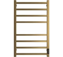 Полотенцесушитель Двин l plaza neo 80/50 электрический к диммер квадрат, золотой матовый 4657795055034