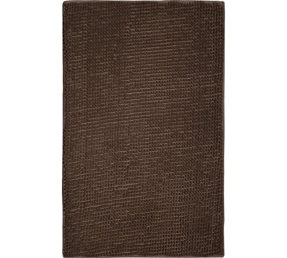 Коврик для ванной EG Albero 50x80 см, шенилл, коричневый 19180 1
