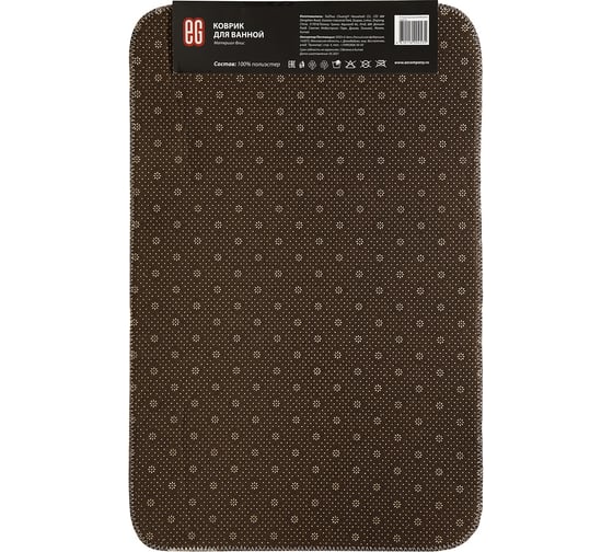 Коврик для ванной EG мозаика, 70x45 см 17342