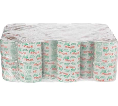 Туалетная бумага Комус 1 слой, серая, втулка, 25 м, 56 рул/уп 1726998