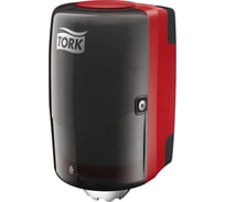 Диспенсер TORK Perfomance М2 арт. 659008 для полотенец с центральной вытяжкой, красный 21430