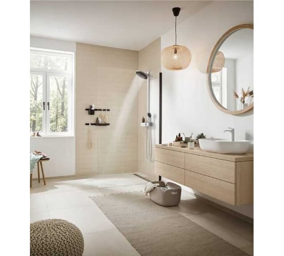 Термостатическая душевая система HANSGROHE Pulsify Showerpipe 260 2jet 24240000 00000094550