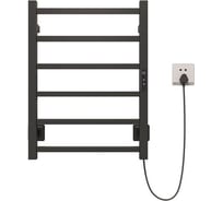Электрический полотенцесушитель Maxonor черный (подключение справа) PL-TRE02-45-6-7