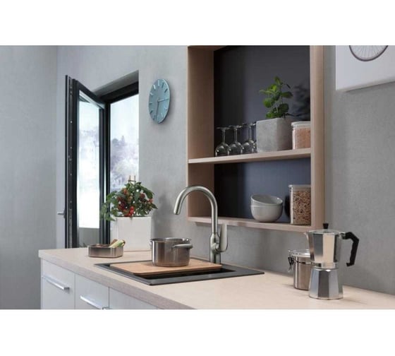 Смеситель для кухни Hansgrohe Focus под сталь 71802800 00000071831