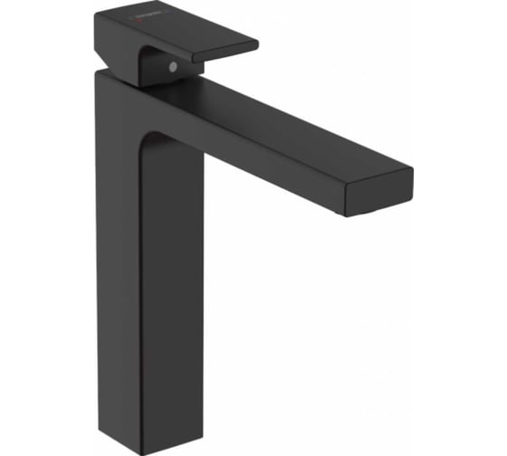Смеситель для раковины Hansgrohe Vernis shape 190 без донного клапана, матовый черный 71591670 00000092297