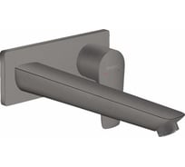 Смеситель для раковины Hansgrohe Talis E излив 225 мм, внешняя часть, шлифованный черный хром 71734340 00000077496