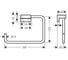 Полотенцедержатель Hansgrohe Addstoris 41754990 00000092233 2