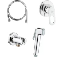 Готовый комплект для гигиенического душа Grohe встраиваемый смеситель, гигиенический душ со шлангом и держателем хром 124895 00000062978