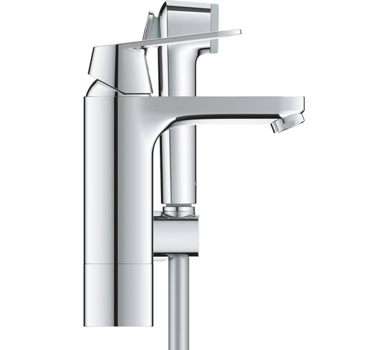 Смеситель для раковины Grohe Lineare S-size с душевым гарнитуром, хром 24190000