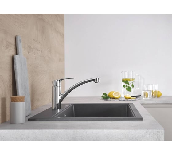 Смеситель для кухонной мойки Grohe Eurosmart с поворотным изливом, хром 33281003