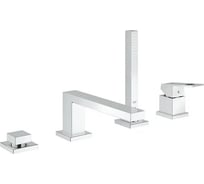 Смеситель для ванны Grohe Eurocube на 4 отверстия, на край ванны, хром 19897001