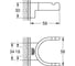 Крючок двойной Grohe Selection холодный рассвет матовый 41049GN0 2
