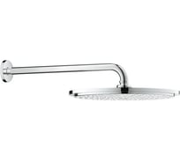 Верхний душ с кронштейном Grohe Rainshower Cosmopolitan Metal диаметр 310 мм, с ограничением расхода воды, хром 26066000