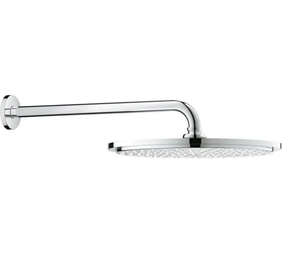 Верхний душ с кронштейном Grohe Rainshower Cosmopolitan Metal диаметр 310 мм, с ограничением расхода воды, хром 26066000 1